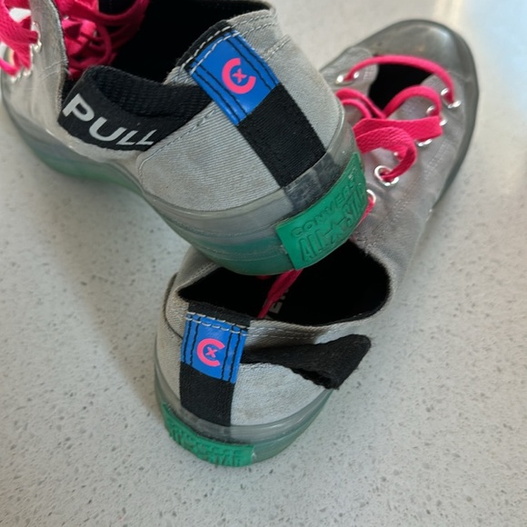 🍍 CONVERSE CHUCK TAYLOR ALL STAR CX OX ASH STONE GREY-BLACK-PINK SZ 8M W10 - Picture 2 of 4